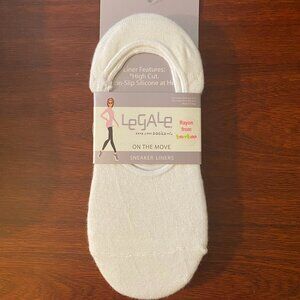 Women's Sneaker Liner Socks - 3 Pair White/Gray